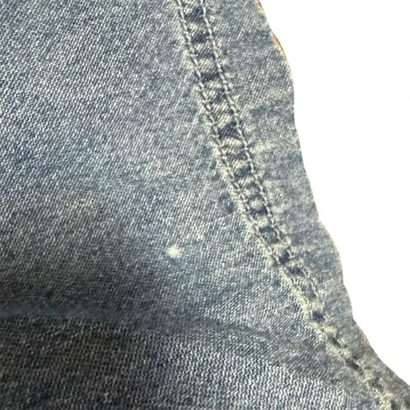 Blair Women's 2XL Vintage Denim Dress Embroidered Ladybug Blue Casual - Picture 6 of 8